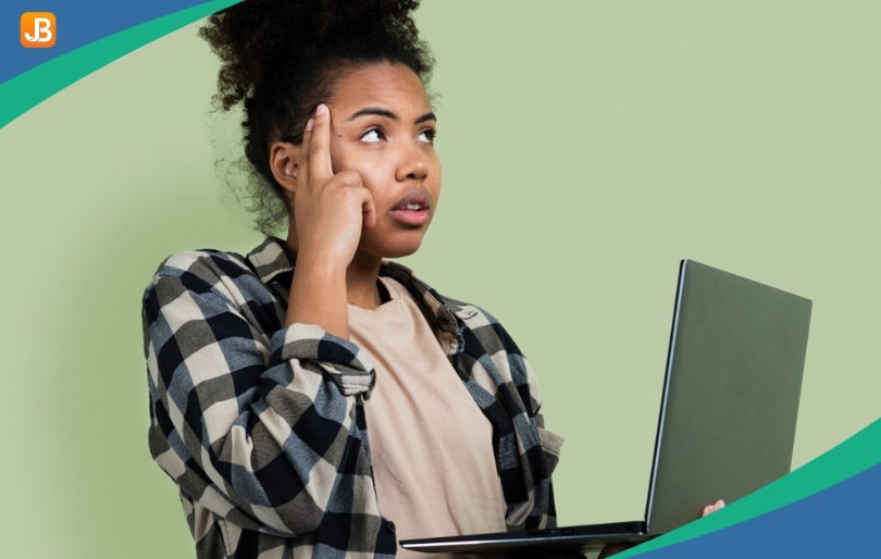 A young girl thoughtfully considering her next steps, symbolizing the possibilities after learning to code