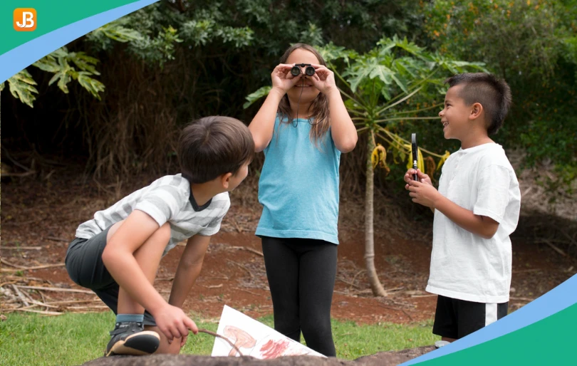 Happy kids enjoying a safe and secure camp environment