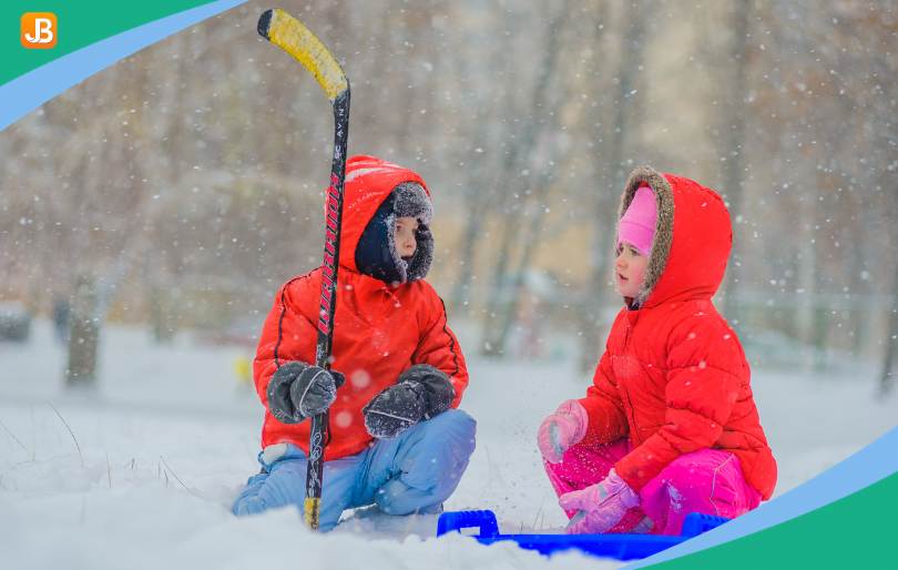 What are the benefits of a winter camp for kids?