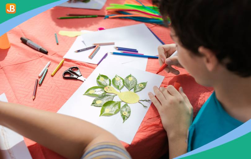 Low-prep camping crafts for kids