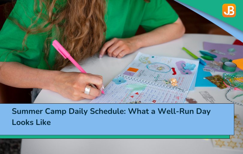 summer camp daily schedule